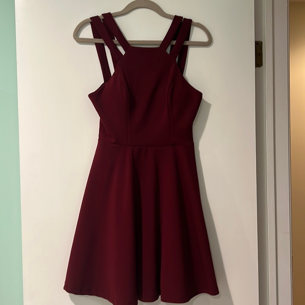 Maroon Dress